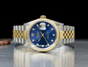 Rolex Datejust 36 Jubilee Bracelet Blue Diamonds Dial 16233 